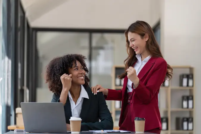 Professionals collaborating during a workplace development workshop.